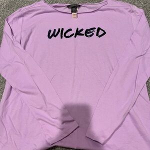 Victorias Secret Sleepwear Henley Sequin "WICKED" Pajama Top